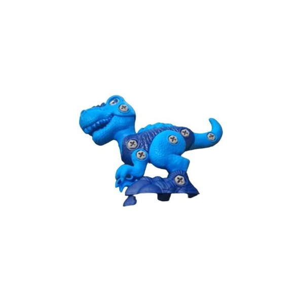 Dinosaur World Stem Take Apart Dinosar Educational Fun Blue 7" Long Toy T-Rex Ki - Picture 3 of 7